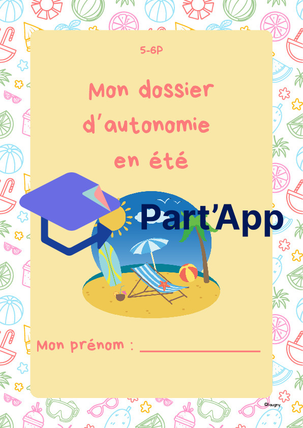 5-6P - Dossier d'autonomie : Été_2