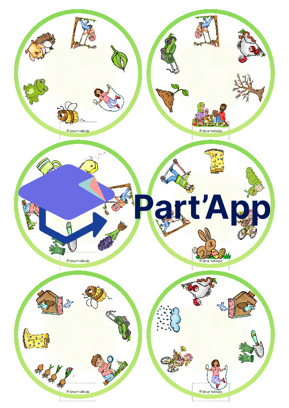 🌷Printemps Trouvez le vocabulaire Zwiling Nature DaZ Dobble®_6