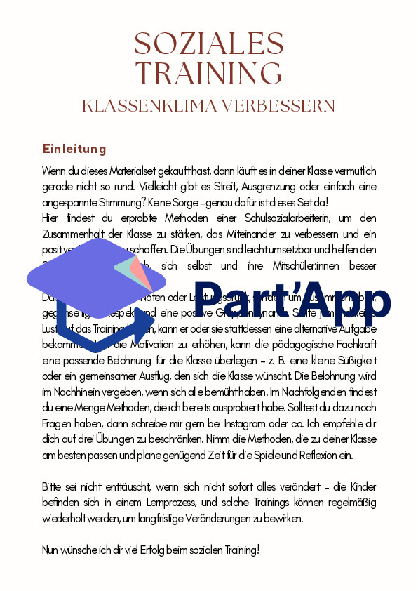 Soziales Training - Klassenklima verbessern_2