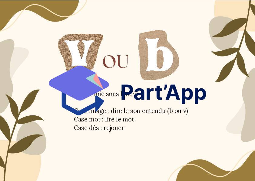 Jeu de l'oie sons v et b_3