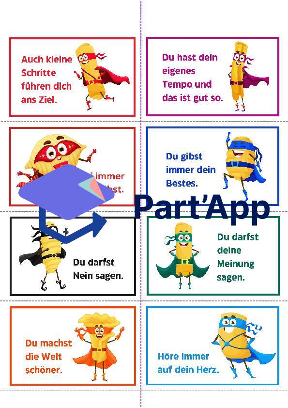 Mutmachkarten Pasta-Superhelden– Positive Affirmationen zum Schulanfang_5