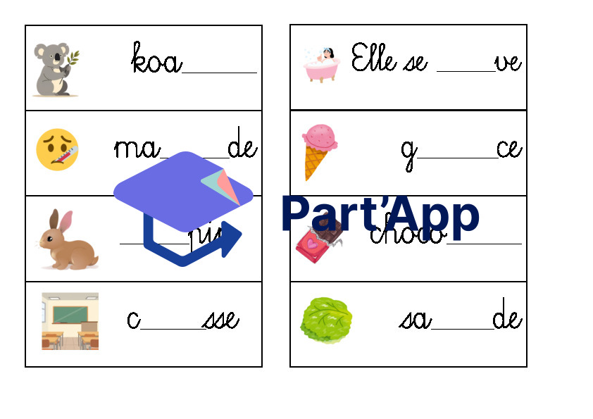 Français 3H - Son L / Syllabes li, la, il, al_3