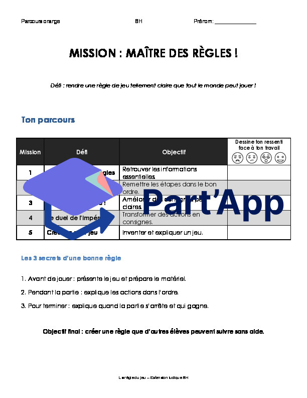 Règle du jeu: extension_2