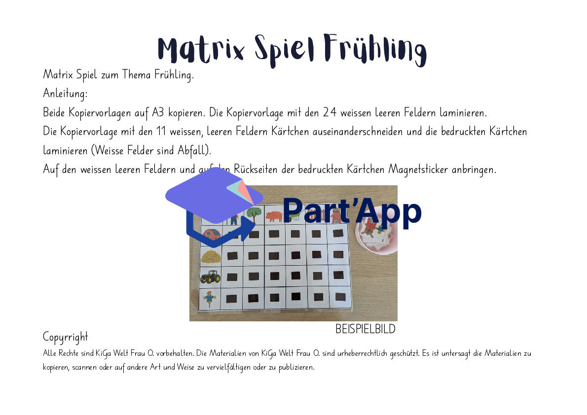 Matrix Spiel Frühling_24