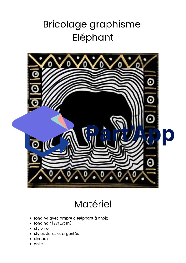 Bricolage graphisme éléphant_2