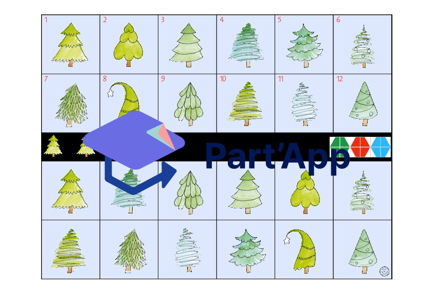 Arbre de Noël, cadeaux - 3 modèles_2