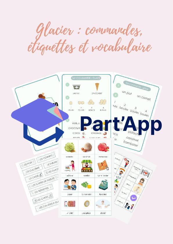 Glacier : jeu symbolique : commandes, étiquettes et vocabulaire_2