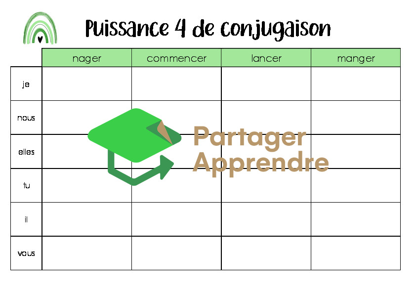 PUISSANCE 4 - VERBES EN CER ET GER_2