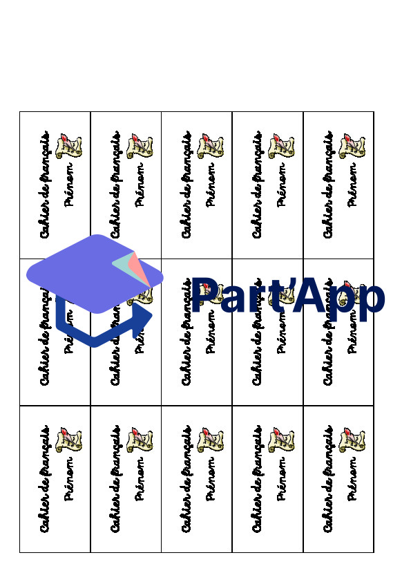 Administratif - Etiquettes pour cahiers_2
