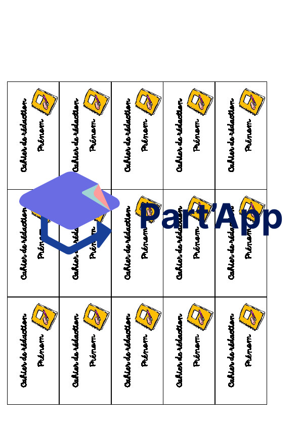Administratif - Etiquettes pour cahiers_8