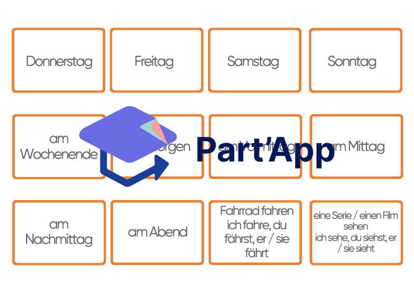 Flashcard - vocabulaire allemand 7P_10
