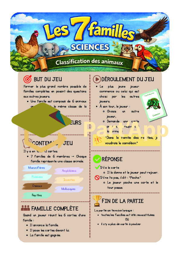 5-8P : Classification animale - Les 7 familles_2