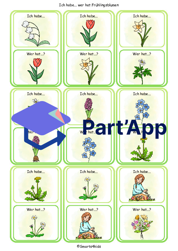 🌷Plantes à floraison précoce : j'en ai... et toi ? Jeu éducatif de vocabulaire pour les non-lecteurs_4