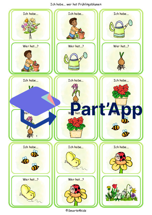 🌷Plantes à floraison précoce : j'en ai... et toi ? Jeu éducatif de vocabulaire pour les non-lecteurs_6