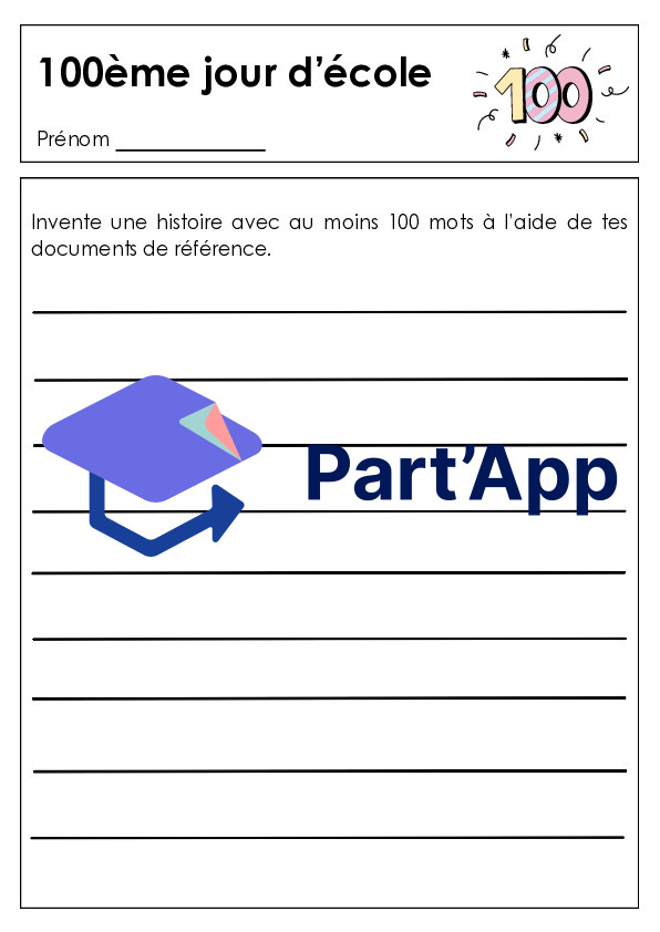 Mon 100ème jour d'école! - Chaque jour compte_6