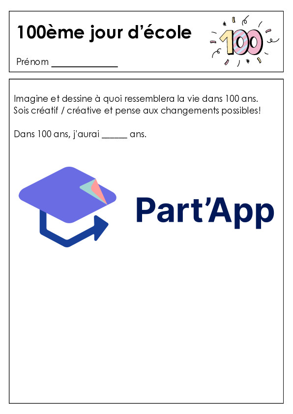 Mon 100ème jour d'école! - Chaque jour compte_7