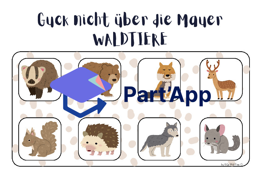 Guck nicht über die Mauer Waldtiere_3