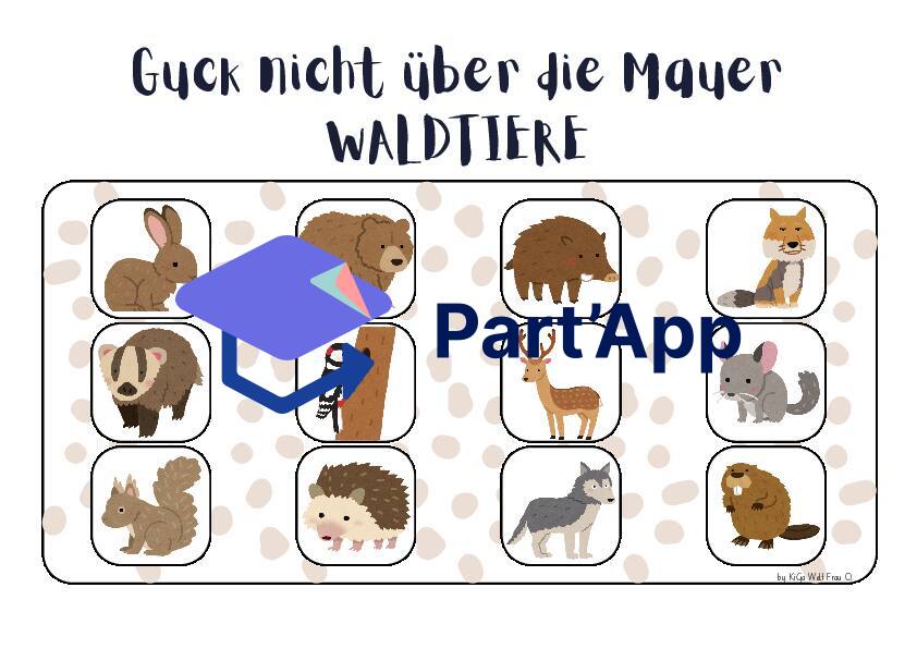 Guck nicht über die Mauer Waldtiere_4