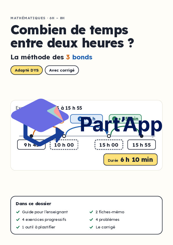 Combien de temps entre deux heures ? La méthode des 3 bonds_6
