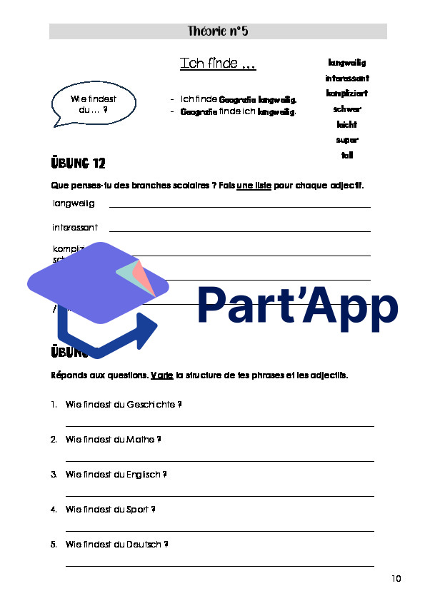 Allemand 8e - Einheit 2 - Dossier d'exercices_11