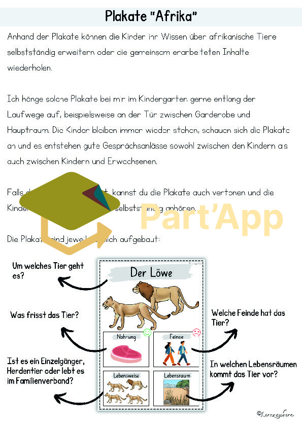 Plakate: Sachwissen Afrikanische Tiere für den Kindergarten (Poster)_51