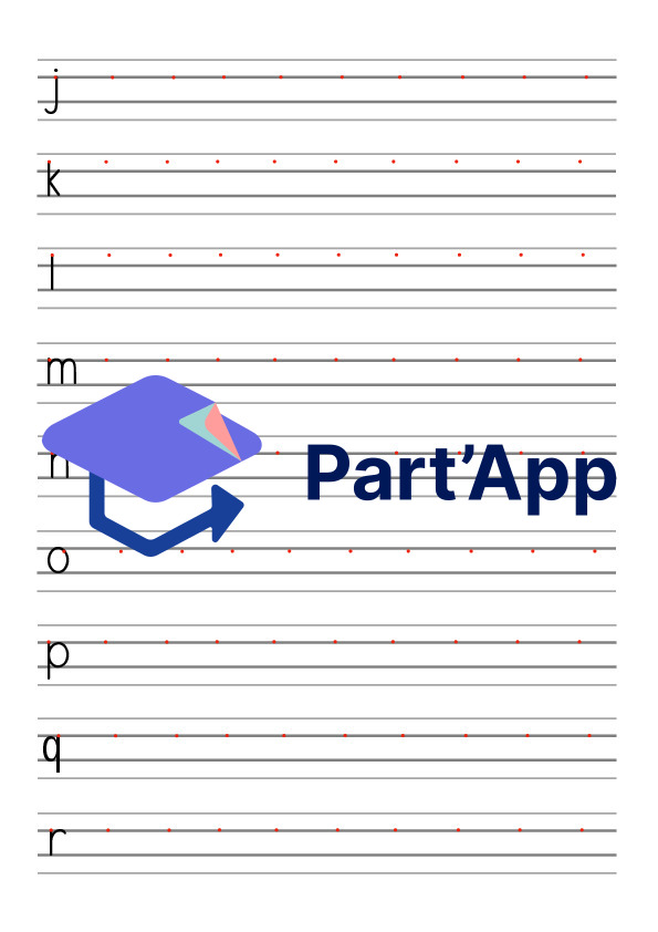 Part'App | Révision minuscules script
