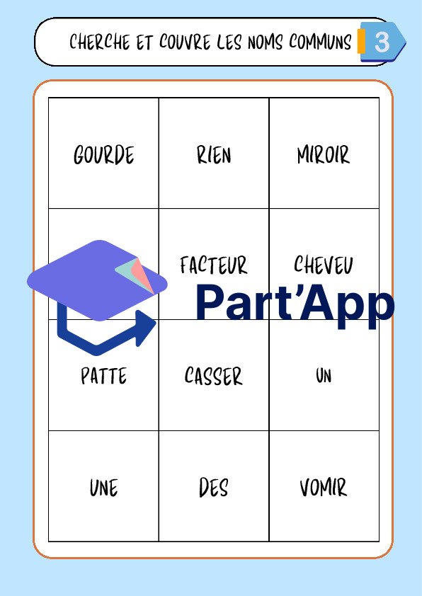 Le nom commun - jeu_7