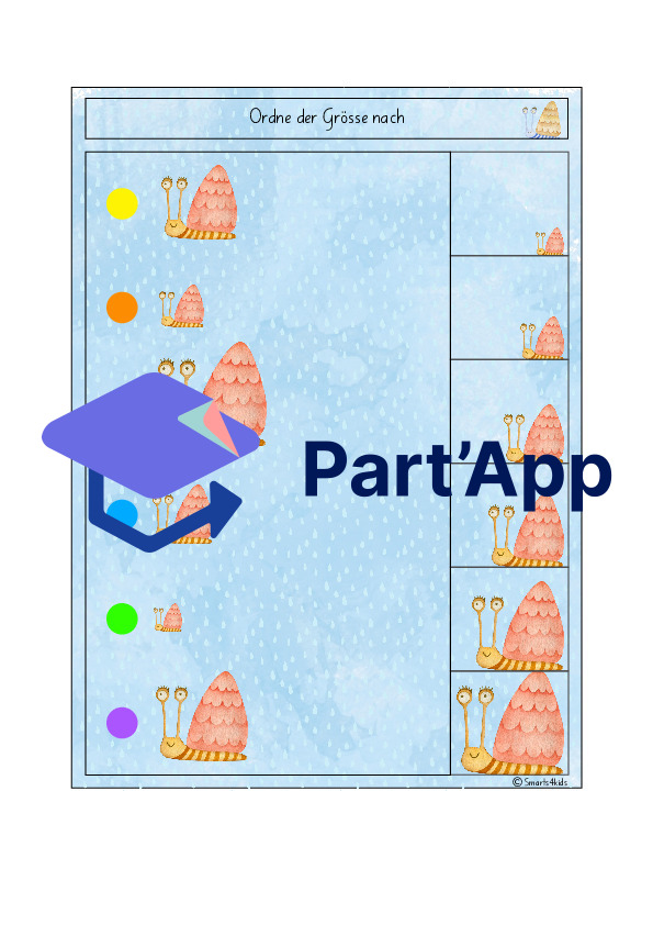 🐌 Cartes à pinces « Escargot » : regarde bien_93