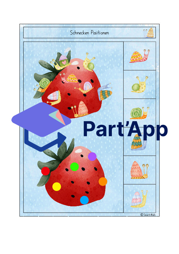 🐌 Cartes à pinces « Escargot » : regarde bien_97