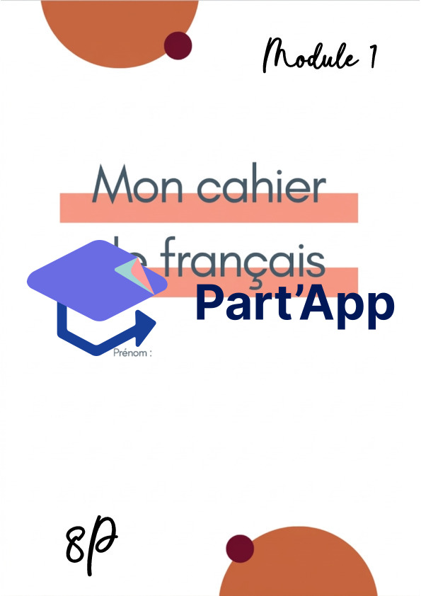 Français 8P - Dossier Module 1 Exercices_2