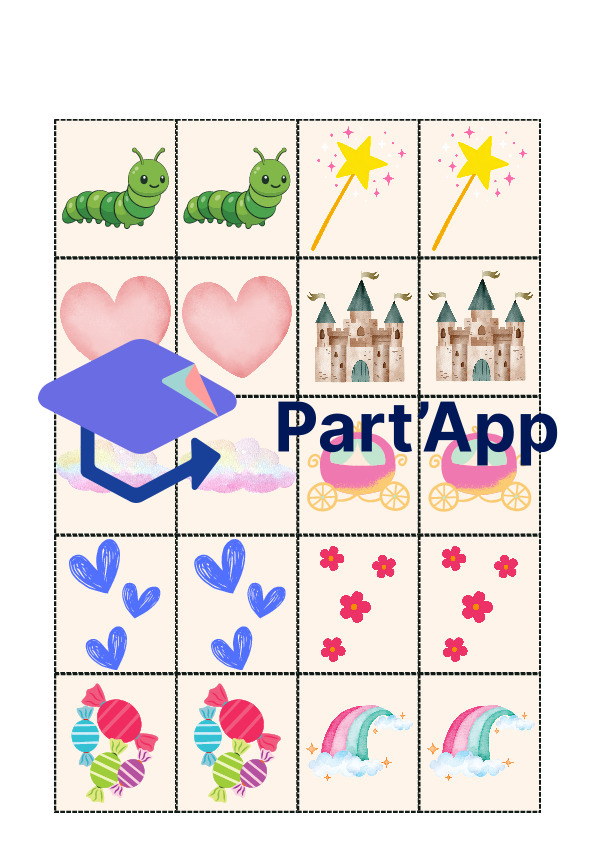 Memory Licorne/arc-en-ciel_3