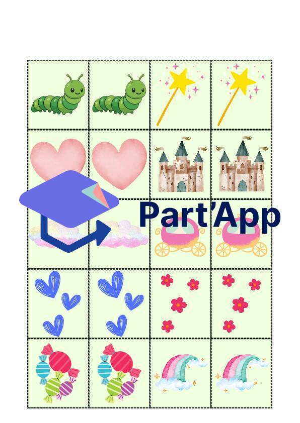 Memory Licorne/arc-en-ciel_5