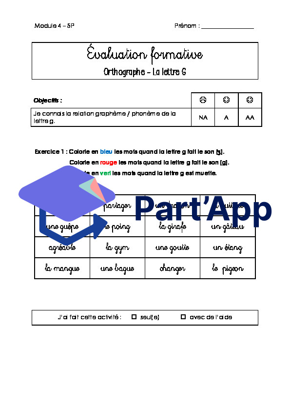 Evaluation formative 5P - Module 4_6