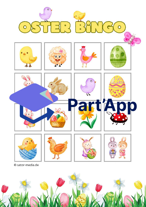 Oster und Frühlings Bingo_2