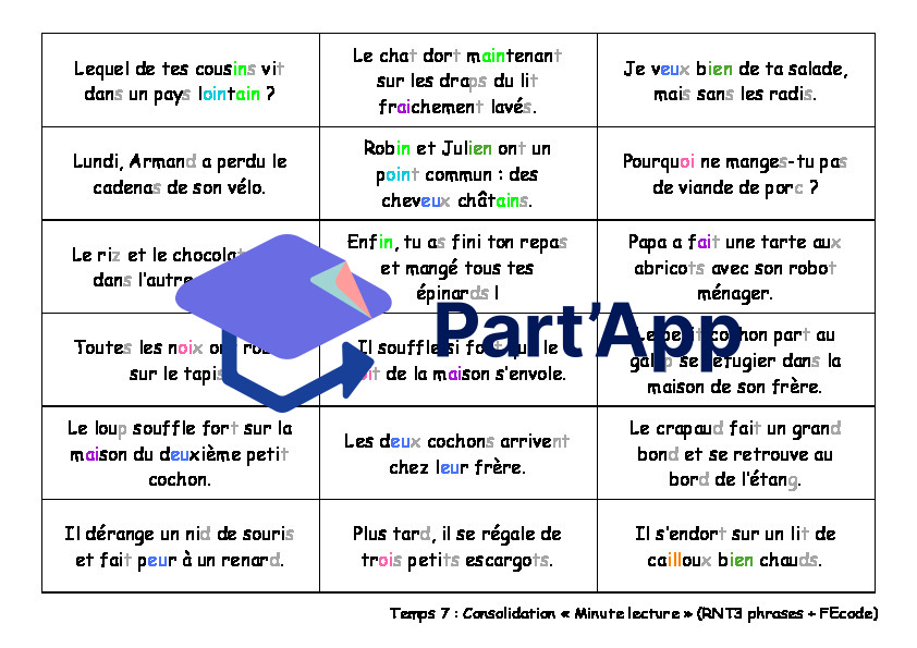 Jeu : Minute lecture Temps 7 – Méthodologie 4H français_4