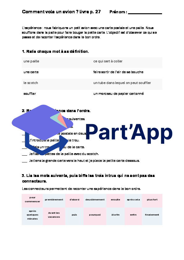 Compte rendu expérience / Comment vole un avion?_2