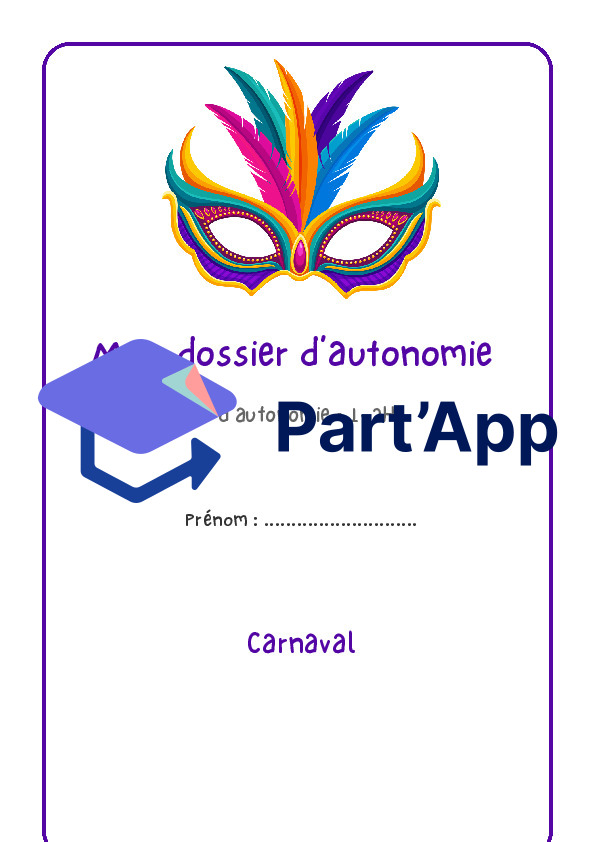 Dossier autonomie Carnaval 1H-2H : 15 activiés et exercices_52