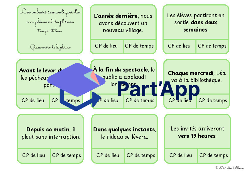 Cartes à pinces : Valeurs du complément de phrases (temps et lieu) - bords arrondis_4