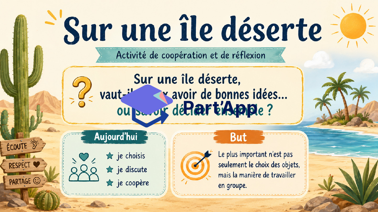 ECR Sur une île déserte : activité clé en main pour travailler la coopération_7
