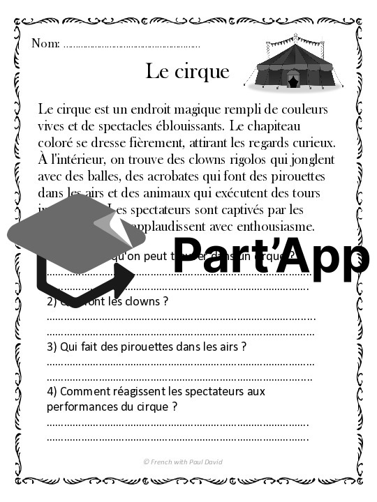 10 textes descriptifs - Compréhension de lecture_10
