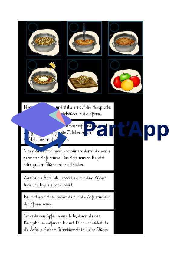 Rezept ordnen - Apfelmus kochen_30