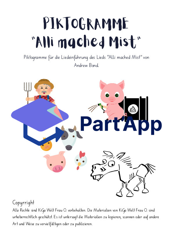 Piktogramme Liedeinführung "Alli mached Mist"_45