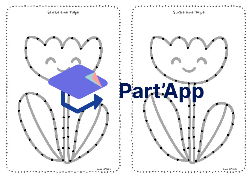 🌷🧵 Motifs de broderie printaniers Oiseau Escargot Coccinelle Papillon Tulipe_76
