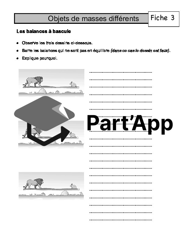 Dossier sciences: Equilibre et leviers: 5-6H_9