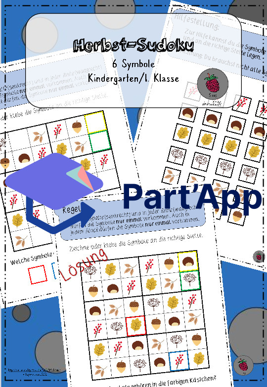 Herbstsudoku - mit Bildern statt Zahlen_2