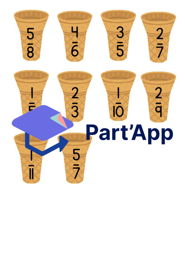 Jeu des fractions : Atelier ludique "Glaces" pour la classe – Mathématiques_5