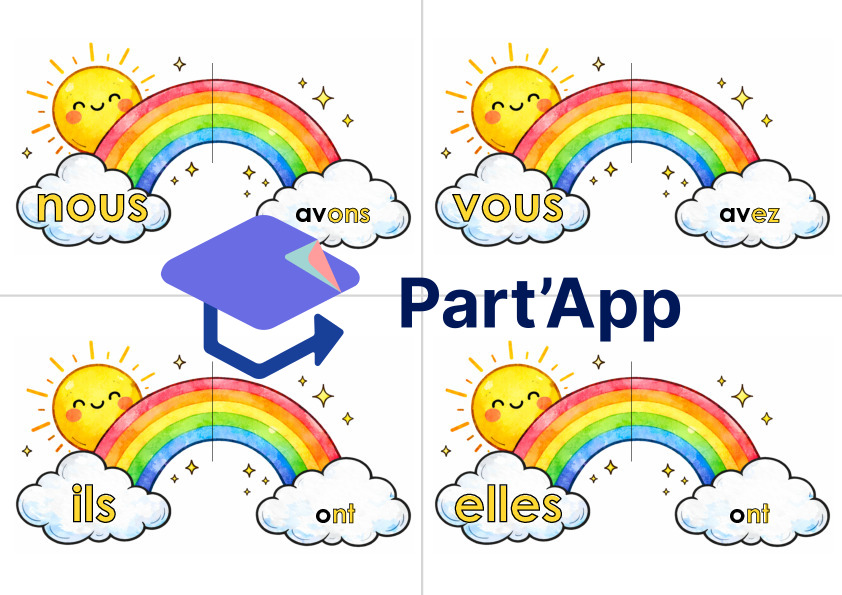 4P verbe arc-en-ciel avoir présent_6