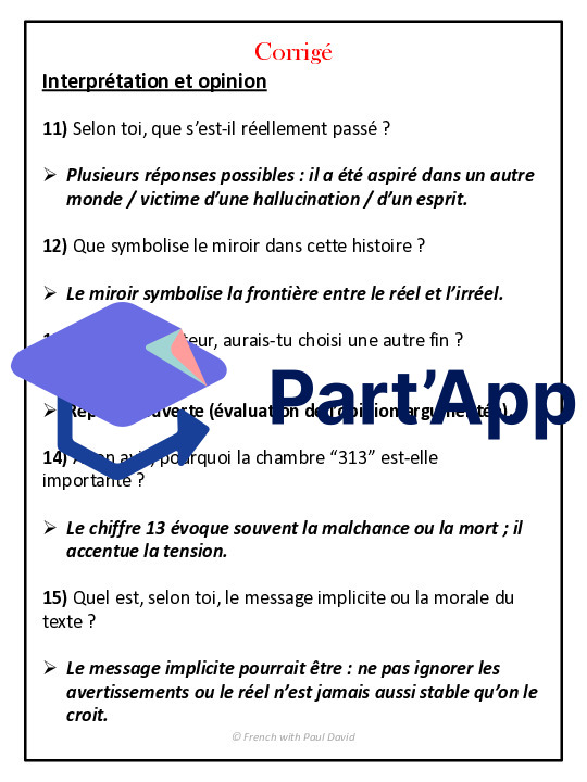 Compréhension de lecture - Nouvelle fantastique_7