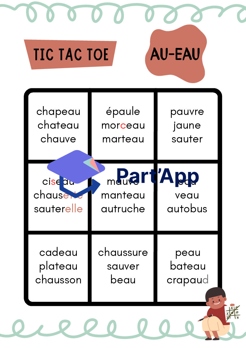 Tic-tac-toe sons T4 + T5 nouveau MER français_4