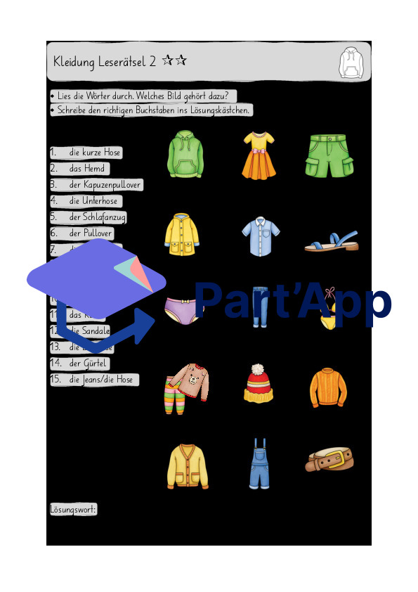 Leserätsel Kleidung_3